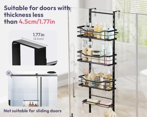SWTYMIKI Over the Door Shower Caddy - Image 7