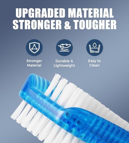 Nail Brush for Cleaning Fingernails, Larbois 2 Pack Two-Sided Extra-Wide - Image 5