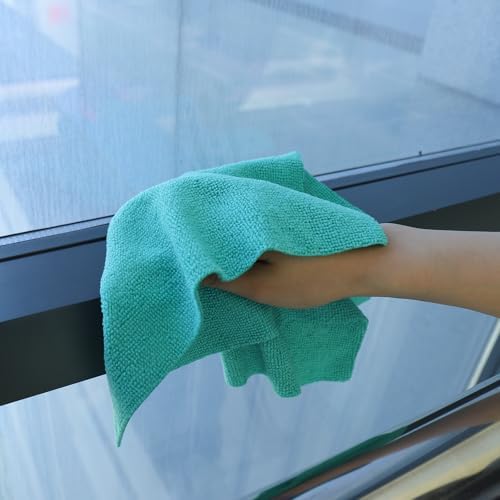 Tricol Clean 50PK Profesional Resuable Lint Free Microfiber Edgeless Cleaning - Image 3