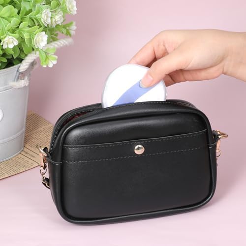4 Pcs Cotton Round Holder, Square Powderpuff Cases Travel Cotton Round - Image 6