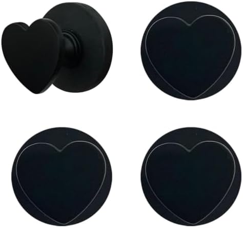 4 Pcs Magnetic Hooks Heavy Duty, Heart Magnetic Hooks, Clothes Grill Fridge by ZH-ZHENGHENG