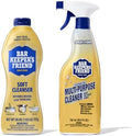 Bar Keepers Friend Soft Cleanser 26 oz + Spray & Foam Multipurpose MORE Spray by BarKeepersFriend