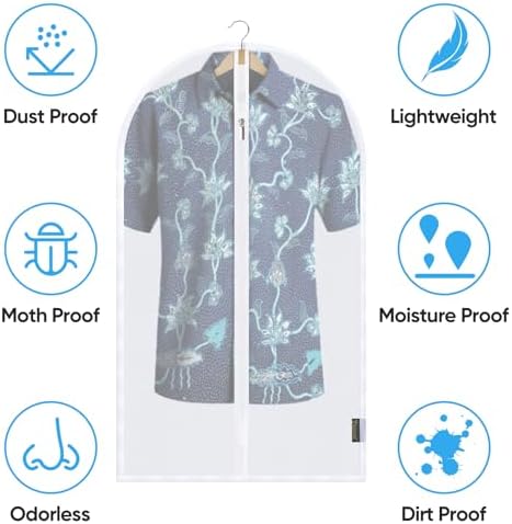 BALEINE 12PK Garment Bags for Hanging Clothes - Image 3