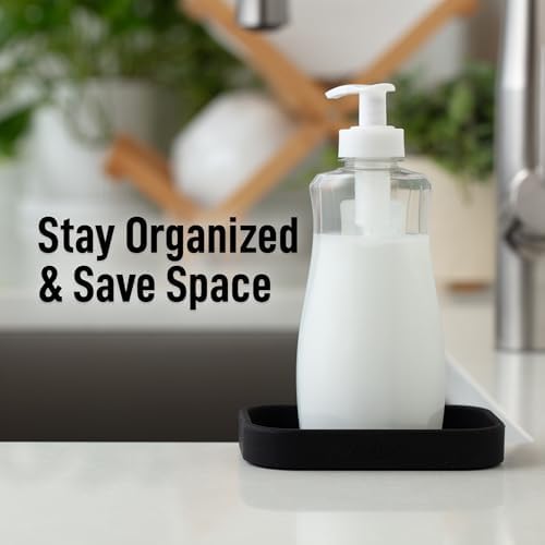 Zulay Kitchen Small Silicone Sponge Holder – Space-Saving Sink Organizer Tray - Image 7