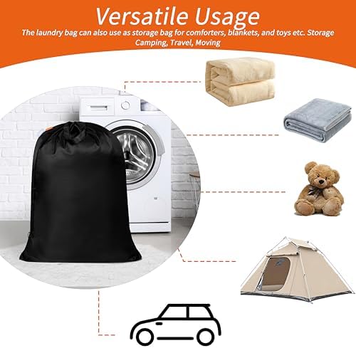 Polecasa 2 Pack Extra Heavy-Duty Laundry Bag - Image 6