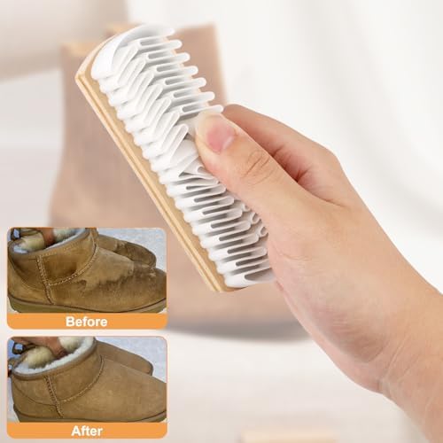 2Pcs Suede Brush for Shoes, Nubuck Brush Suede Eraser Suede Shoe Brush Suede - Image 6
