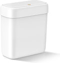 Small Bathroom Trash Can with Lid, 3.2 Gallon Garbage Can with Pop-Up Lid | by MOPALL