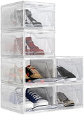 AWTATOS Shoe Storage Boxes, Fit up to US Size 15, 6 Pack by AWTATOS
