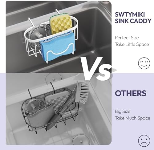 SWTYMIKI Sponge Holder for Kitchen Sink - Image 5