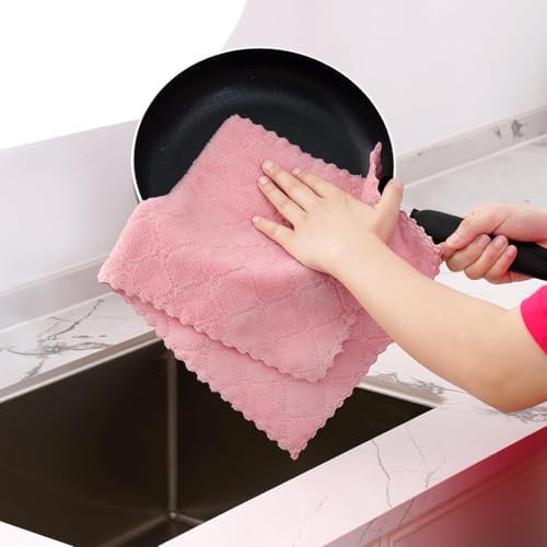 Homaxy 12 Pack Super Soft Absorbent Dish Towels - Image 3