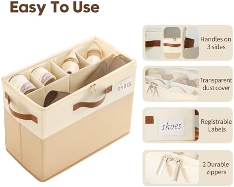 Varhomax Shoe Organizer Box 2 Pack - Image 6