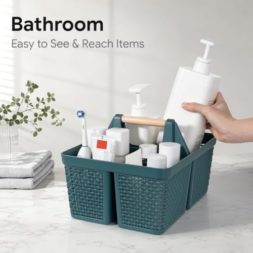 Portable Plastic Shower Caddy Basket - Image 4