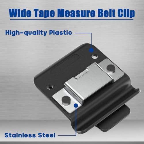 2-Pack Tape Measure Holder Belt Clip - Image 2