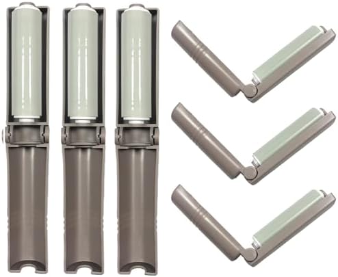 Mini Reusable Lint Roller 6 Pack, Washable Sticky Gel Lint Remover by AEHKLCP