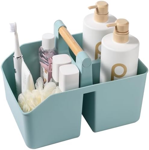 rejomiik Plastic Shower Caddy, Portable Basket by rejomiik