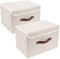 TYEERS Collapsible Storage Boxes, Washable Fabric Storage Bins by StorageOrganization