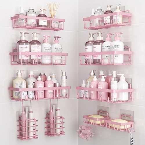 Liuoud 10 Pack Shower Caddy for Inside Shower by Liuoud