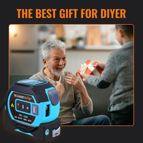 The Almighty Ruler Laser Tape Measure | Smart Range Finder | 196ft/ 60m - Image 6
