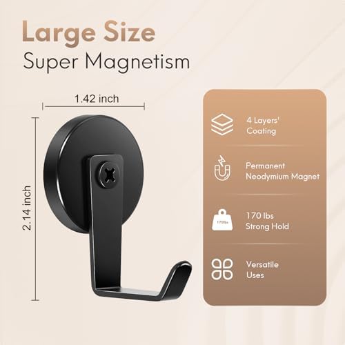 Neosmuk Magnetic Hooks Steel Tube Design - Image 6