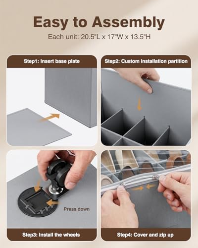 HOUSE AGAIN 2 Pack Shoe Organizer - Image 5