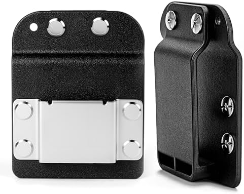 Heavy-Duty Tape Measure and Hammer Holder, Low-Profile Drill Belt Clip & Hammer - Image 2