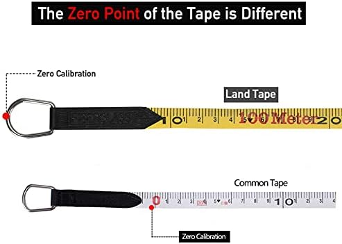 LAND 330FT/100M Heavy Duty Fiberglass Tape Measure - Image 4