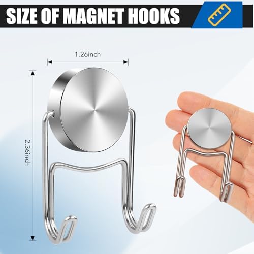LOVIMAG Magnetic Hooks for Cruise Cabins Essentials 2026 Door Magnets 80LBS - Image 2