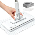 Mops for Floor Cleaning, Hands Free Flat Mop Clamp Dust Mop 51”Handle by Unknown
