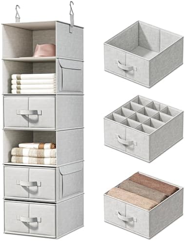 6-Shelf Hanging Closet Organizer by Vailando