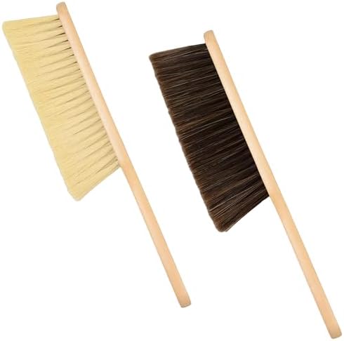 Wooden Bench Brush with Soft Bristles – 2 Pack Wide Table & Counter Dusting - Image 6