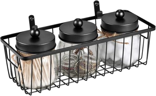 SheeChung Hanging Wall Wire Baskets, Portable Metal Wall Mount Basket - Image 7