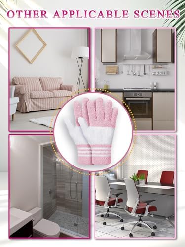 Patelai 3 Pairs Microfiber Dusting Gloves - Image 7