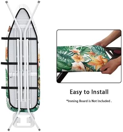 Floral Butterfly Ironing Board Cover Soft Ironing Board Cover, Non Stick Scorch - Image 5