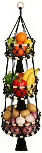 Halidali 3 Tier Hanging Fruit Baskets by Unknown