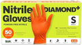 SUPER+ HEAVY DUTY Nitrile Gloves 8 Mil Diamond Texture Disposable Chemical by Super
