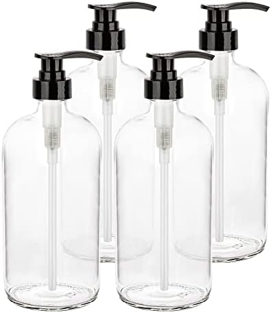 Glass Shampoo and Conditioner Dispenser by KITCHENTOOLZ