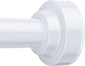 TEECK Shower Curtain Rod, 32-43 inch Adjustable Spring Tension Curtain Rod by HOME