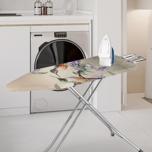 Hummingbird Flower Ironing Board Cover and Padding Standard Size Protective - Image 2