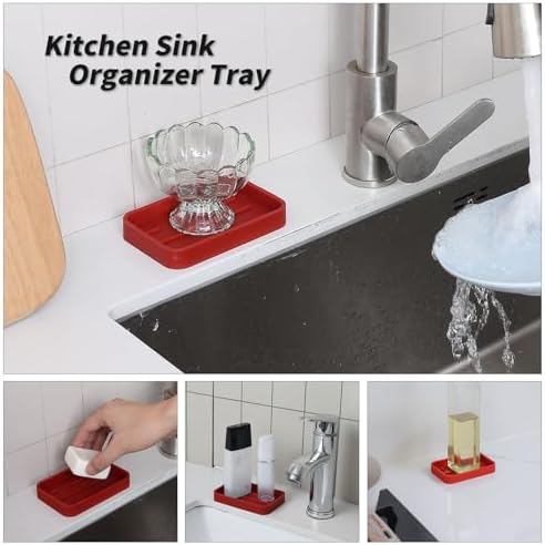 MicoYang Silicone Kitchen Sink Organizer Tray - Image 4