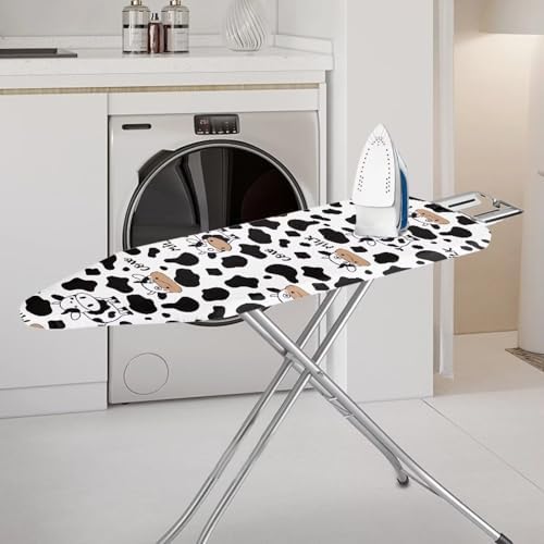 Flashideas Cow Print Ironing Board Cover and Pad- 52" x 13" Iron Board Cover - Image 2