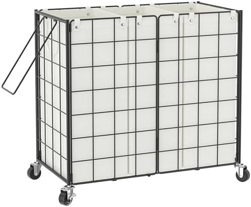WOWLIVE Laundry Basket 3 Section by WOWLIVE