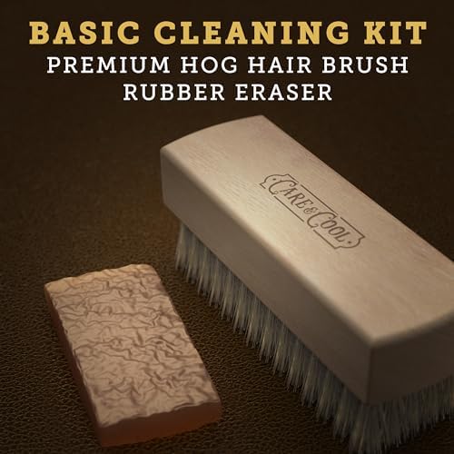 Care & Cool Suede & Nubuck Cleaning Kit, Hog Hair Brush & Eraser - Image 2