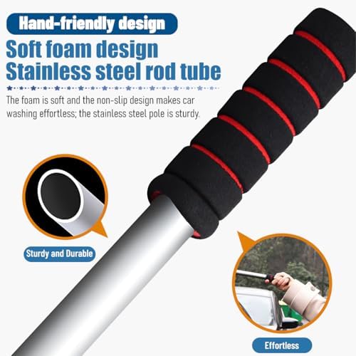 Car Duster Exterior Scratch Free, Microfiber Vehicle Dust Cleaning Brush - Image 4