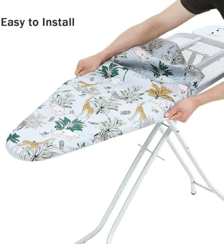 Ironing Board Cover and Pad Standard Size 15 x 54, 3 Pairs of Hook and Loop - Image 5