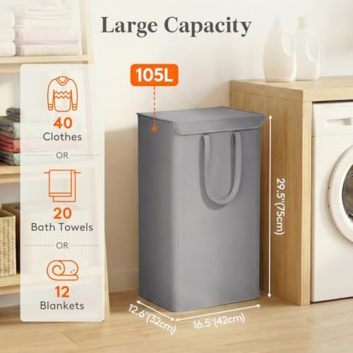 Lifewit 105L Laundry Basket - Image 2