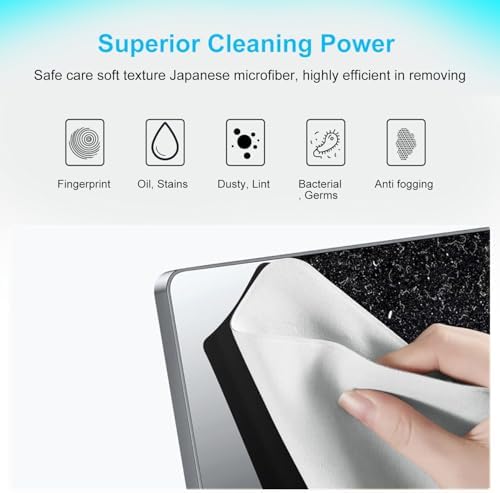 2 Pack Microfiber Liner Cleaning Cloth Screen Keyboard Imprint Protection - Image 5