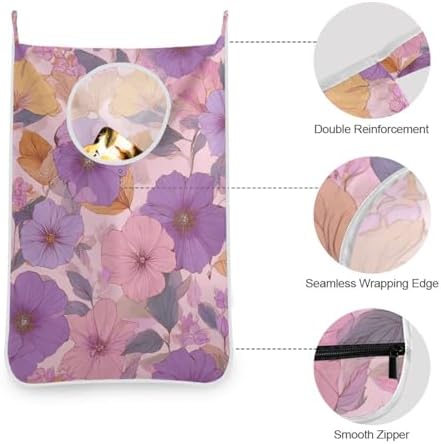 Hanging Laundry Hamper Bag Over the Door Laundry Hamper Wall Hamper Large Dirty - Image 4