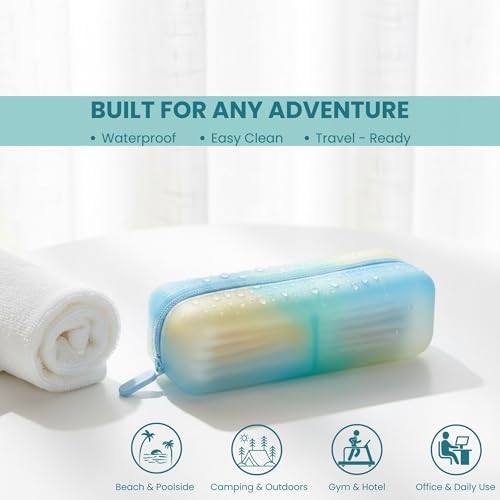 Cotton Pad Swab Travel Case, Waterproof Organizer - Image 3