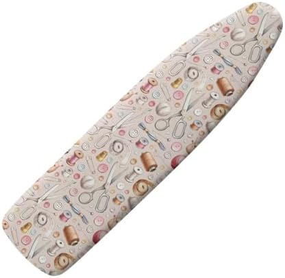 Ironing Board Covers Standard Size Cute Sewing Machine Pattern Ironing Board by KUIFORTI