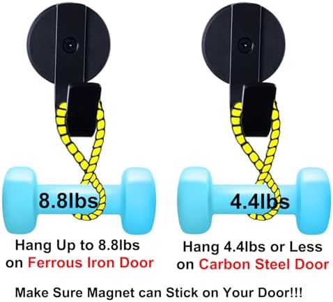 Magnetic Wreath Hanger for Metal Door Wreath Hook Holder - Image 4